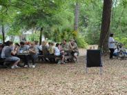 Friends and Family at the Town Clean Up