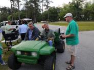 Family and Friends Gathered Around for the Town Clean Up
