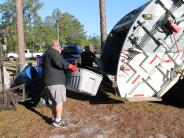 Friends and Family Gather Around for the Town Clean Up