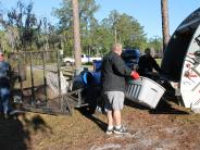 Friends and Family Gather Around for the Town Clean Up