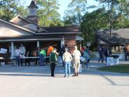 Friends and Family Gather Around for the Town Clean Up