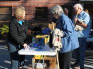 Friends and Family Gather Around for the Town Clean Up