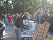 Friends and Family Gather Around for the Town Clean Up