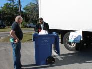 Friends and Family Gather Around for the Town Clean Up