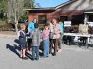 Friends and Family Gather Around for the Town Clean Up