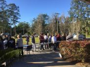 Friends and Family Gather Around for the Town Clean Up