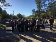 Friends and Family Gather Around for the Town Clean Up