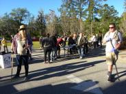Friends and Family Gather Around for the Town Clean Up