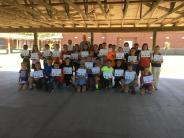Friends and Family Gather Around for the Town Clean Up