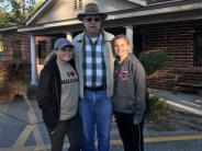 Friends and Family Gather Around for the Town Clean Up