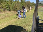 Friends and Family Gather Around for the Town Clean Up