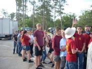 Friends and Family Gather Around for the Town Clean Up