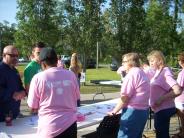Friends and Family Gather Around for the Town Clean Up