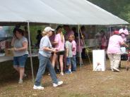 Friends and Family Gather Around for the Town Clean Up