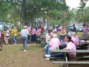 Friends and Family Gather Around for the Town Clean Up
