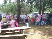 Friends and Family Gather Around for the Town Clean Up