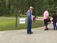 Friends and Family Gather Around for the Town Clean Up