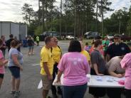 Friends and Family Gather Around for the Town Clean Up