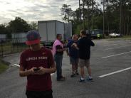 Friends and Family Gather Around for the Town Clean Up