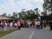 Friends and Family Gather Around for the Town Clean Up