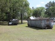 Friends and Family Gather Around for the Town Clean Up