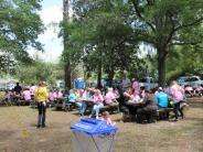 Friends and Family Gather Around for the Town Clean Up