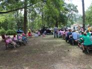 Friends and Family Gather Around for the Town Clean Up
