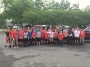 Friends and Family Gather Around for the Town Clean Up