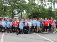 Friends and Family Gather Around for the Town Clean Up
