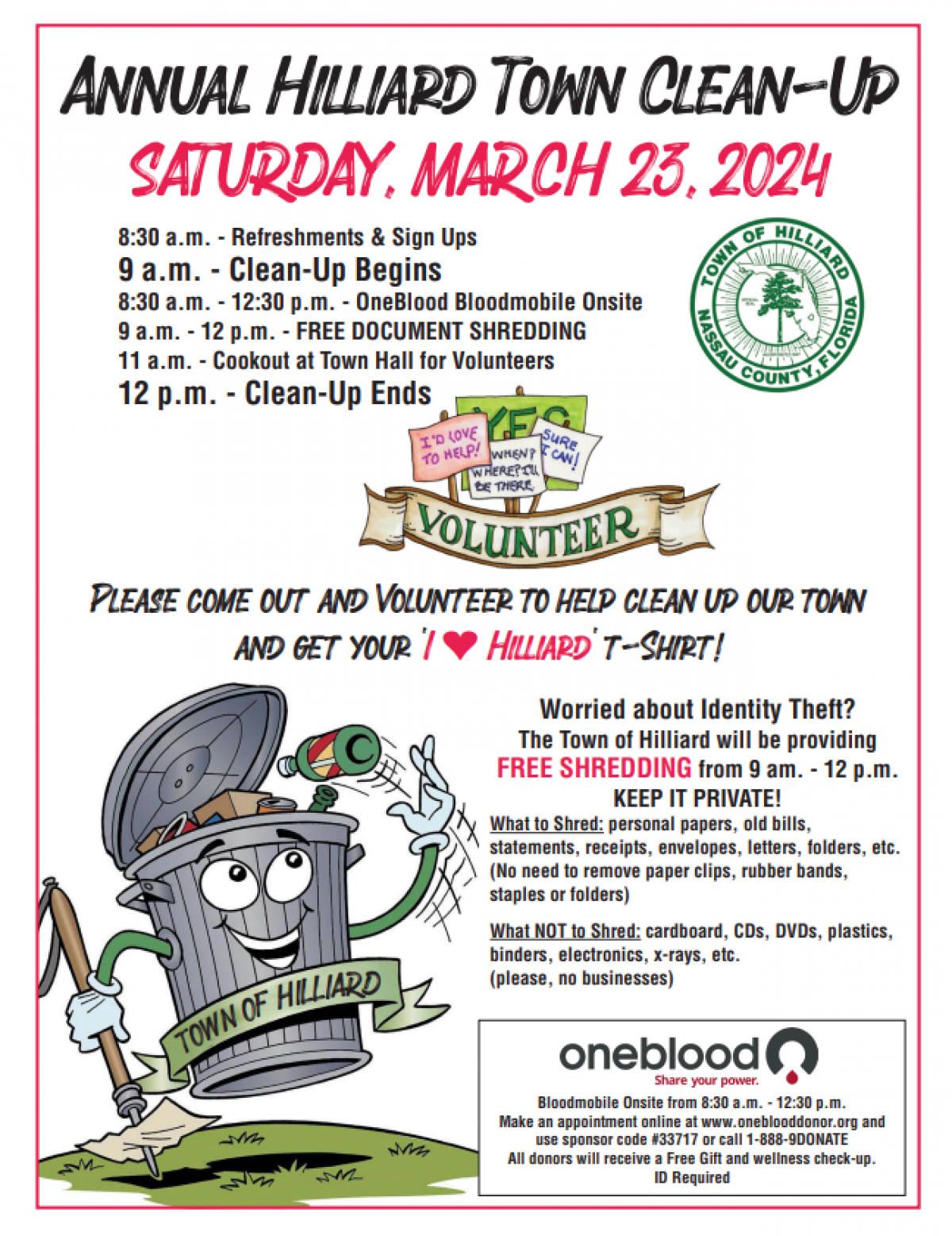Town Clean Up Flyer